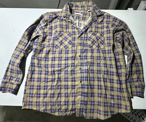 Vintage 90s American Edition Flannel Button Up Shirt Size XL Made in USA - Bild 1 von 7