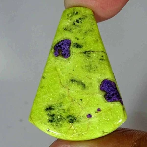 Piedra preciosa suelta cabujón de lujo atlasita natural de 29,00 quilates 27x37x4 mm - Imagen 1 de 5