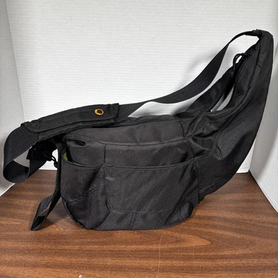 Lowepro Passport Sling Camera Bag Crossbody Black Expandable Urban Travel DSLR - Image 1 of 4