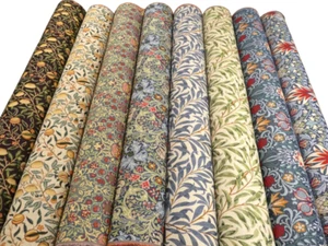 WILLIAM MORRIS TAPESTRY FABRIC Upholstery Cushion Curtains in 43 Designs - Picture 1 of 146