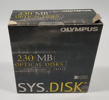 5-Pack Olympus 230 MB Optical Disks 3.5" Rewritable SYS.DISK 342119