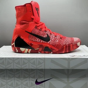 Nike Kobe 9 Elite “Christmas” Size 10 Sneakers 2014 (630847-600) OG Box - Picture 1 of 17