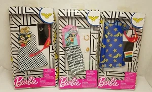 Mattel Barbie Komplettlooks Wonder Woman Mode Outfits FKX86, FKX84, FKX83 - Bild 1 von 12
