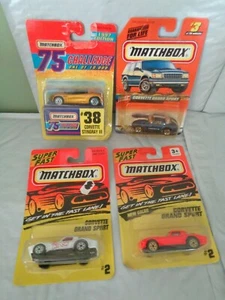 (4) Coches Corvette Matchbox - Stingray - Grand Sport - Imagen 1 de 1