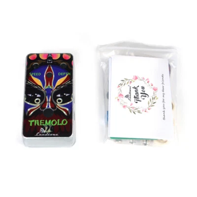 Zum Selbermachen Landtone Tremolo Gitarrenpedal alle Kits mit 1590B und 3PDT 9PIN Fußschalter - Bild 1 von 4