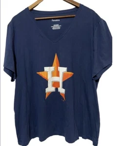 Houston Texans NFL Fanatics Navy V-Neck T-Shirt Size 3XL - Picture 1 of 4