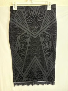 Bar III Women Floral Black Skirt Medium - Picture 1 of 10