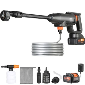 Cordless Electric High Pressure Washer Gun 580PSI 1.1GPM Portable Power Cleaner - Picture 1 of 10