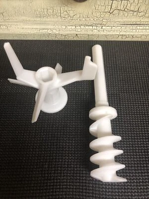 Ronco Popeil P400 Automatic Pasta Maker PADDLE BLADE & AUGER Replacement Parts - Image 1 of 4