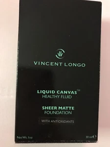 New Vincent Longo Liquid Canvas sheer matte Foundation Golden Sienna #10  - Picture 1 of 3
