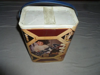 KAPLA BLOCKS NATURAL WOOD PINE PLANKS W STORAGE BIN UNFINISHED BUILDING 1988 SET - Image 1 of 4