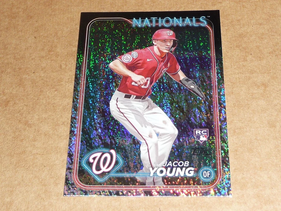 2024 Topps Factory Set HOBBY FOILBOARD /265 JACOB YOUNG NATIONALS #397 - Image 1 of 1