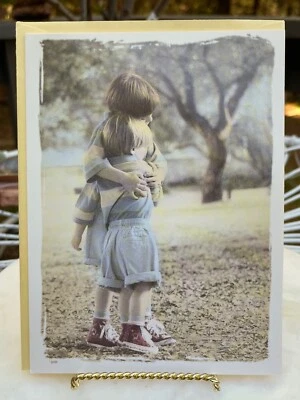 Vintage Leanin' Tree Greeting Card Kids At Heart "Wish I Could Send You A Hug!" - Image 1 of 3