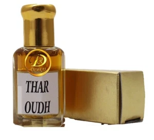 Thar Oud Attar concentrated Perfume Oil 10ml Premium Floral Rose Rich Oudh Ittar - Picture 1 of 2