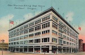 Portland Oregon Postcard Olds Wortman & King Deptment Store About 1912 F3 - Picture 1 of 2