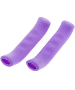 Fahrrad Bremsgriffabdeckung Bremsgriff Hebelschutz rutschfest lila  - Bild 1 von 4