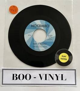 Laura Seija & The Hawkmen - Keep On Working  7” Modern Soul Funk 2014 NM - Picture 1 of 5