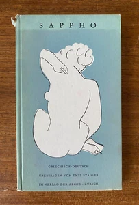 RARE Sappho Griechisch-Deutsch, Emil Staiger, 1957 Illustrated Greek German - Picture 1 of 4