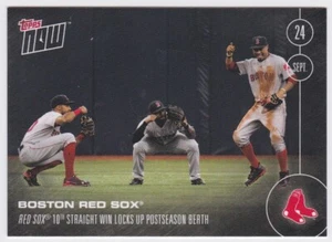 2016 Topps Now #500 Red Sox Win Dance Repeat/513 Mookie Betts - Imagen 1 de 2