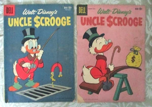 UNCLE SCROOGE #26 & #29 - 1959, 1960, -VG, CARL BARKS CVR, ART & STORY - Bild 1 von 2
