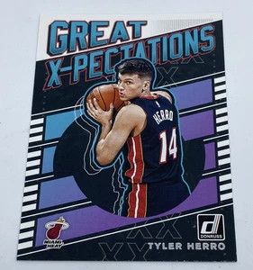 2019-20 Donruss Basketball #25 Tyler Herro Great Expectations Rookie Insert - Picture 1 of 2