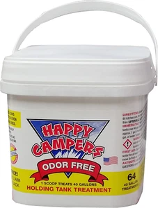 Happy Campers 64 RV Holding Tank Treatments, Odor Eliminator, Septic Safe, Liqui - Picture 1 of 12