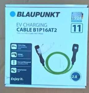 Blaupunkt Type 2 to Type 2 16A 1-Phase EV Charging Cable, B1P16AT2>