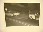 Photo vintage épave de voiture new Hampshire scène d'accident 1961 voiture vs voiture SPP005