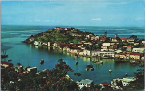 Grenada St. George's Harbor The Caribbean Vintage Postcard B168 - Picture 1 of 2