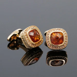 Luxury Cufflinks for Men Shirt Studs Set Best Gifts for Wedding Business Jewelry - Picture 1 of 11