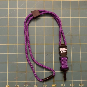 Kansas State University K-State Wildcats 18" BREAKAWAY LANYARD keychain Purple - Picture 1 of 9