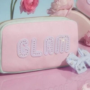 Stoney Color Block "Glam" Small Pouch ~ Pink - Picture 1 of 3