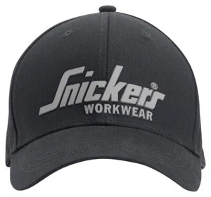 Snickers Logo black cotton baseball cap #9041 - Picture 1 of 1