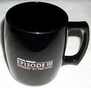 Star Wars Episode 3 Revenge Of The Sith Mug Cup Black HBO 2006 USA Collection 5" - Picture 1 of 4