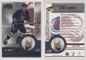 2003-04 Pacific Invincible Blue /350 Paul Kariya #23 HOF