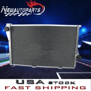 3 ROW Aluminum Radiator FOR BMW E39 5 Series 525i 528i 530i 540i Sedan Wagon MT - Picture 1 of 7