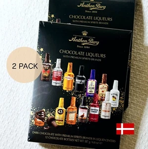 Anthon Berg Danish Chocolate Liqueurs 2 Pack - 12 pcs each, brand NEW - Picture 1 of 2