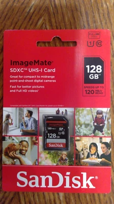 ImageMate  SDXC UHS-I Card 120GB Brand New still in original package - Image 1 of 2