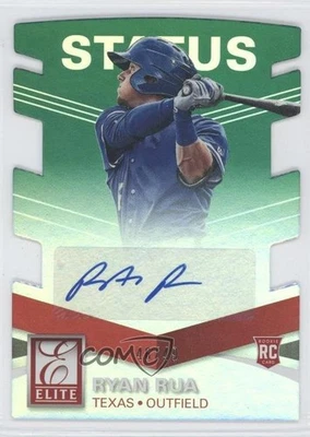 2015 Panini Elite Signatures Status Green Die-Cut /49 Ryan Rua Rookie Auto RC - Image 1 of 2