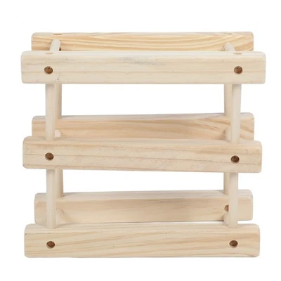 Wine Rack Wood Stackable Modular Wine Rack Wine Holder Free Standing For Kitchen - Image 1 of 4