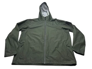 NWT Men's Baerskin Full Zip Tactical Rain Jacket Size XL Dark Green - Picture 1 of 16