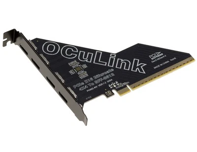 KALEA-INFORMATIQUE Carte PCIe Gen 4.0 x16 vers 4 ports Oculink SFF-8612 SFF-8611