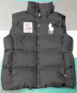 Polo Ralph Lauren BIG PONY TEAM EE. UU. Descenso Alpino Esquí Abajo Chaleco Para Hombre Mediano - Imagen 1 de 3