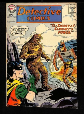 Detective Comics (1937) #312 VG/FN 5.0 Clayface Batman! DC Comics 1963 - Image 1 of 2