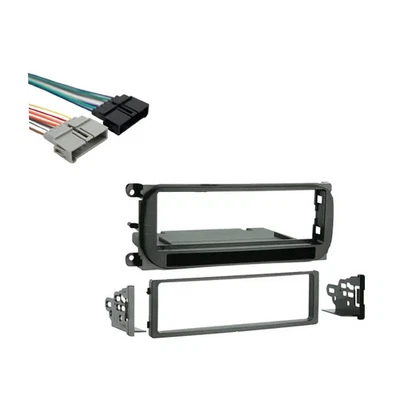 Fits Dodge Durango 2001 Single DIN Car Stereo Harness Radio Install Dash Kit - Image 1 of 3