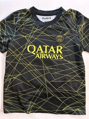 Camiseta de fútbol Lionel Messi Paris Saint-Germain juvenil mediana (22) #10 negra Foto 1 de 4