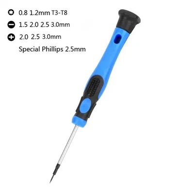 1-3mm Slotted Phillips ScrewdriverT3 T4 T8 1.2 Torx Screwdriver Magnetic Special - Image 1 of 4