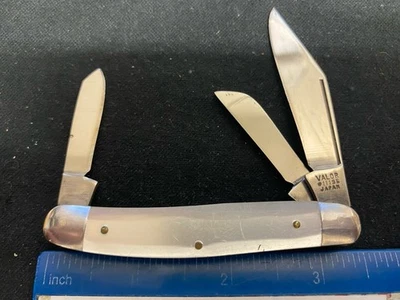 Valor 11196 Stockman Knife, Imitation Pearl Handles, DH - Imagem 1 de 4