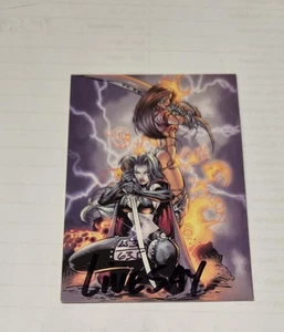 2001 Lady Death Medieval Witchblade Top Cow A8 Autograph card by Livesay /500 - Picture 1 of 2