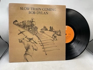 Bob Dylan "Slow Train Coming" 1979 AUS ORIGINAL PRESS VINYL LP RECORD + INSERT - Picture 1 of 8